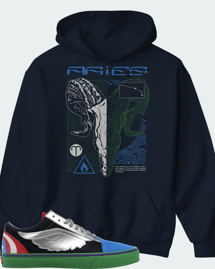 Hoodie in Navy