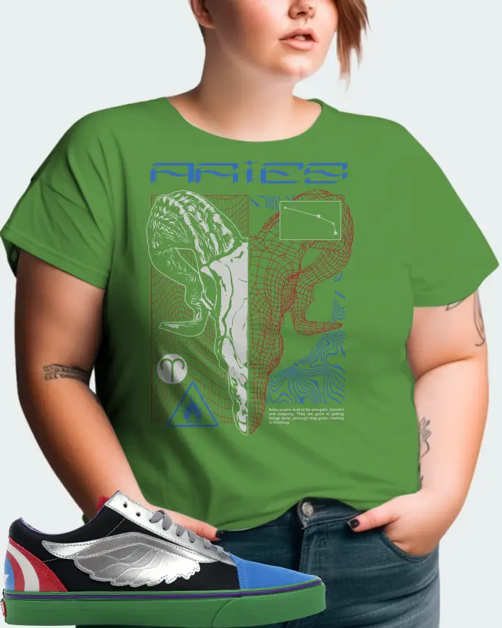Vans Old Skool Sneaker Matching Leaf T-Shirt (ARIES) - View 11