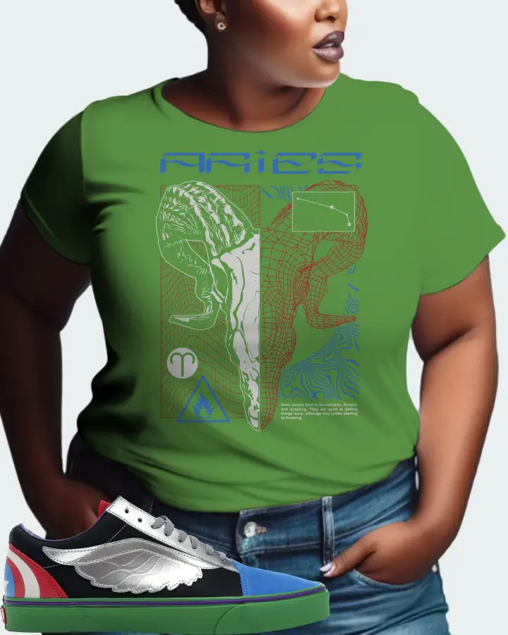 Vans Old Skool Sneaker Matching Leaf T-Shirt (ARIES) - View 9