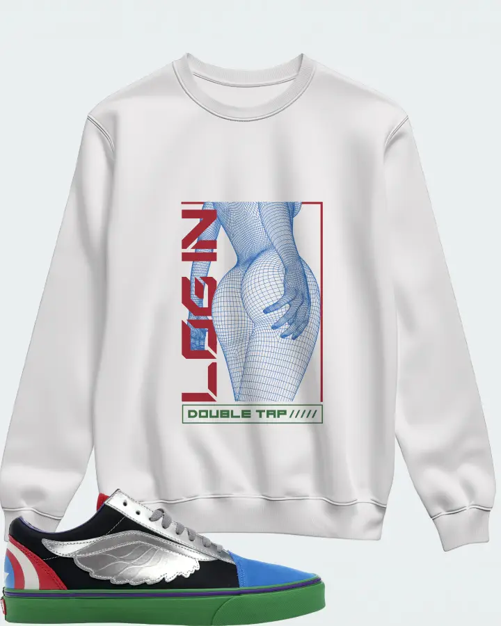 Sweatshirt in White