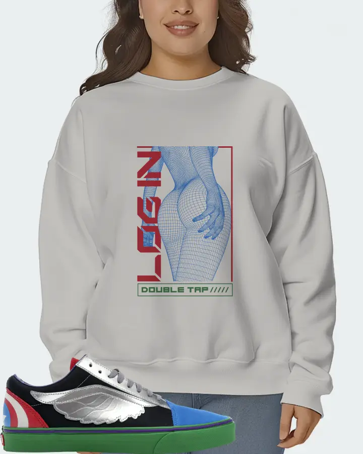 Vans Old Skool Sneaker Matching Grey Sweatshirt (LOGIN) - View 7