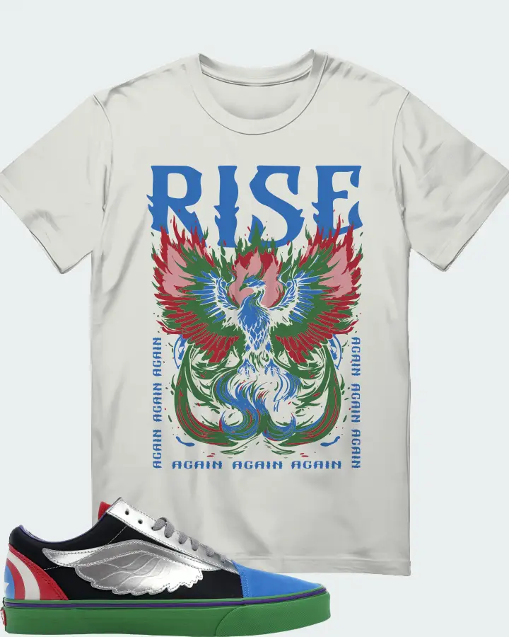 Vans Old Skool Sneaker Matching Silver T-Shirt - RISE