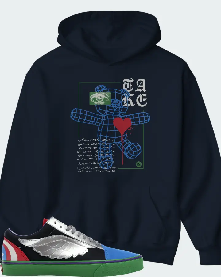 Hoodie in Navy