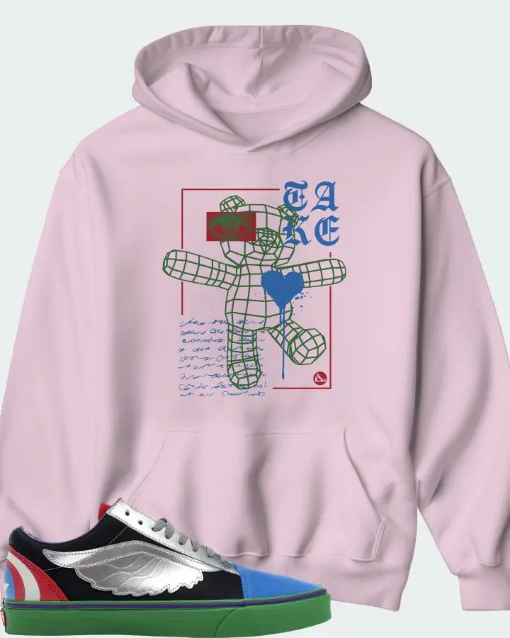 Hoodie in Pink