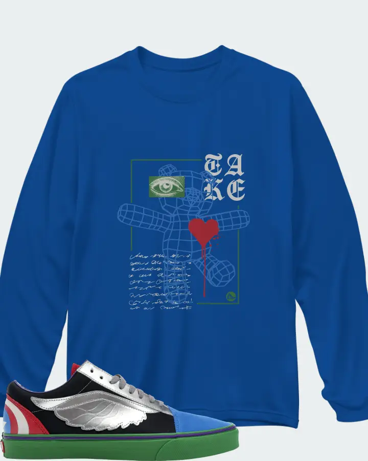 Long Sleeve T-Shirt in Royal Blue