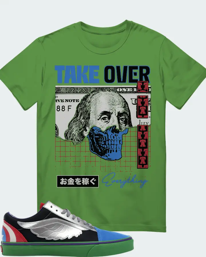 Vans Old Skool Sneaker Matching Leaf T-Shirt - Take Over