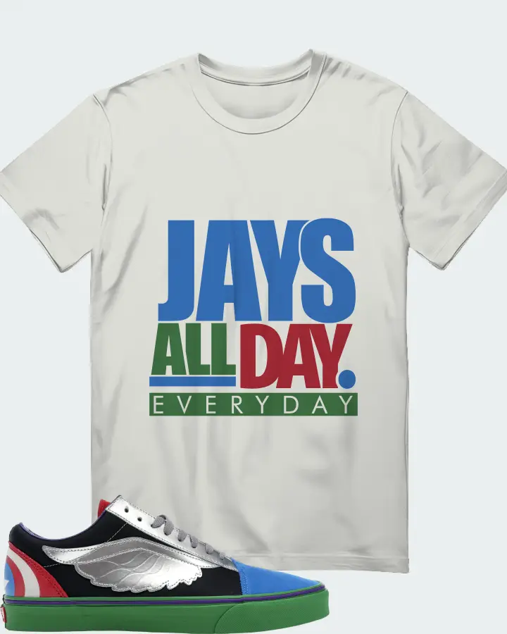 Vans Old Skool Sneaker Matching Silver T-Shirt - Jays All Day