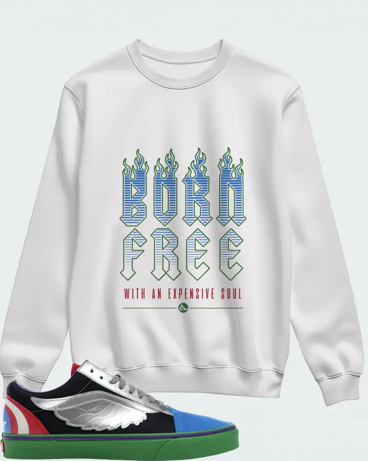 Sweatshirt in White