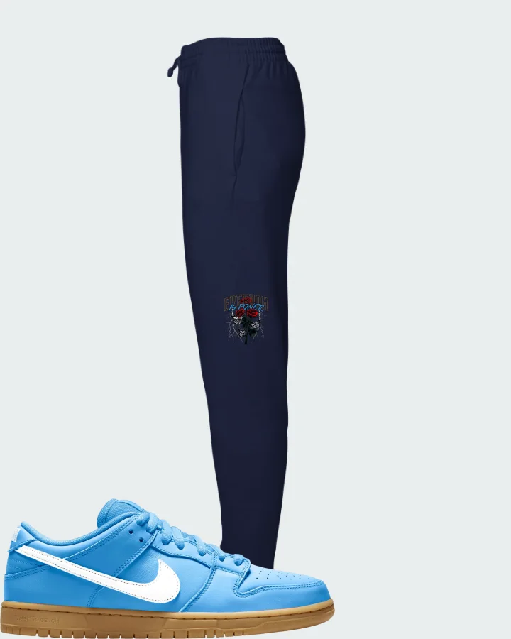 Nike SB Dunk Low Pro University Blue Matching Joggers