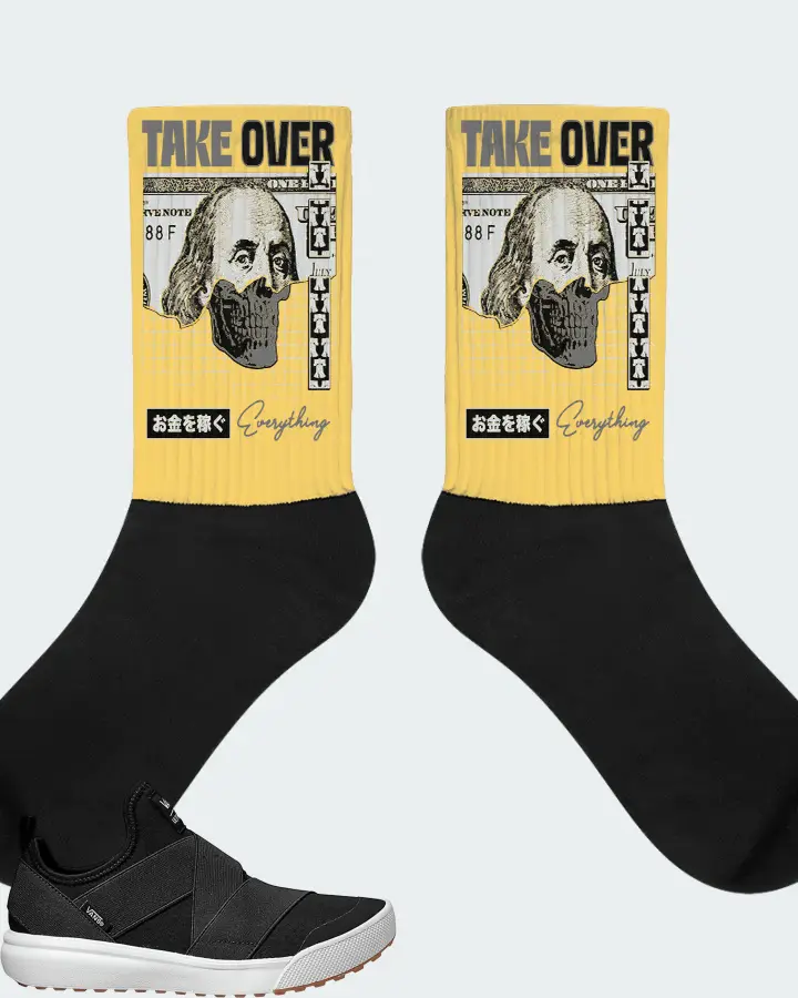 Vans UltraRange Gore Sneaker Matching Yellow Socks - Take Over
