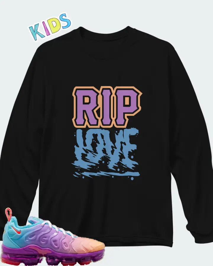 Nike Air VaporMax Plus Fuchsia Dream Matching Kid's Long Sleeve T-Shirt