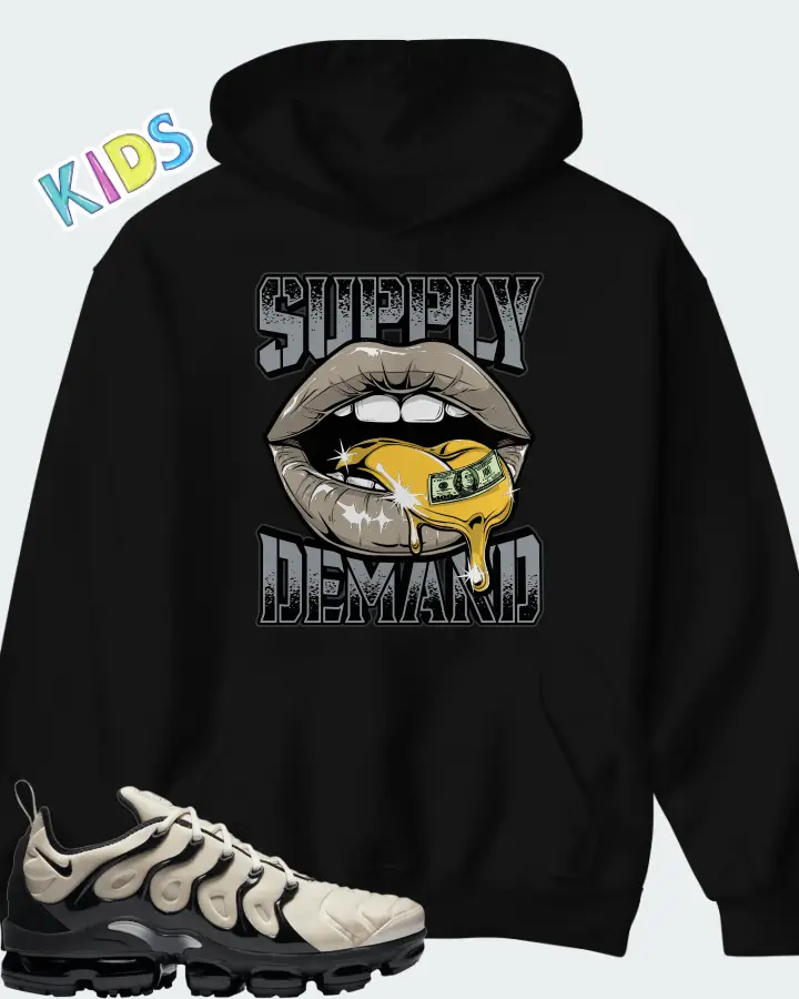 Nike Air VaporMax Plus Light Orewood Brown Matching Kid's Hoodie
