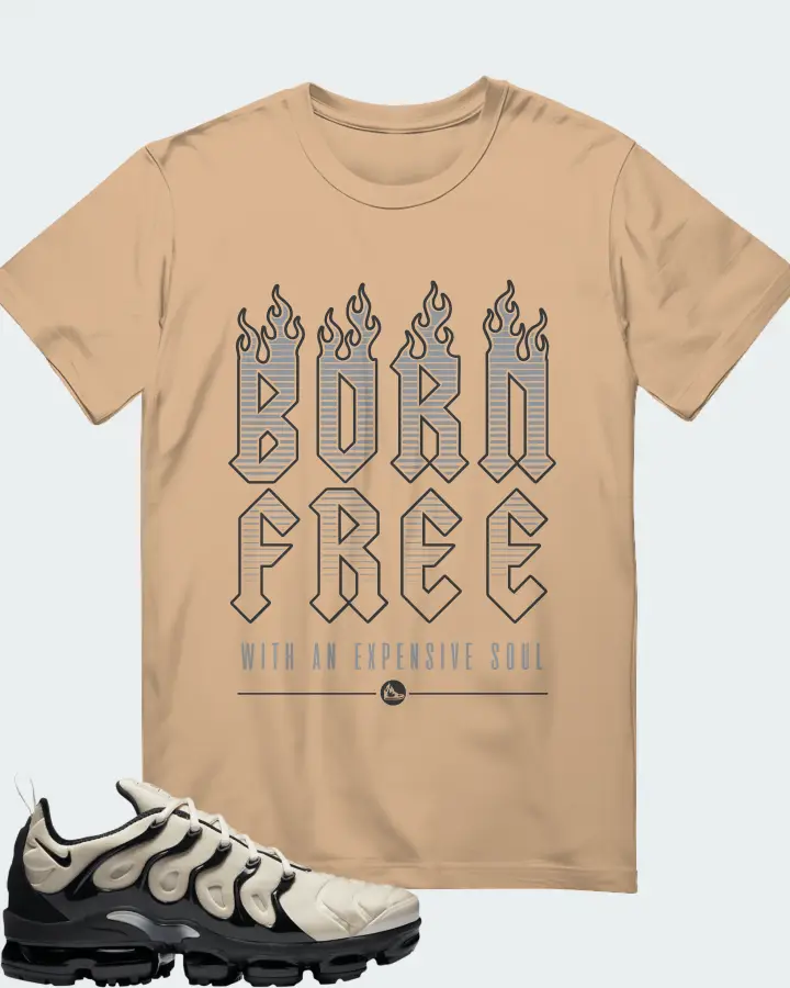 Nike Air VaporMax Plus Light Orewood Brown Matching T-Shirt
