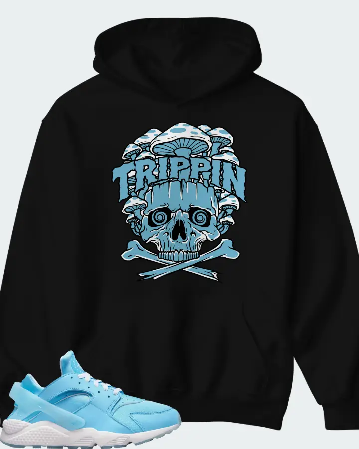 Nike Air Huarache University Blue Matching Hoodie