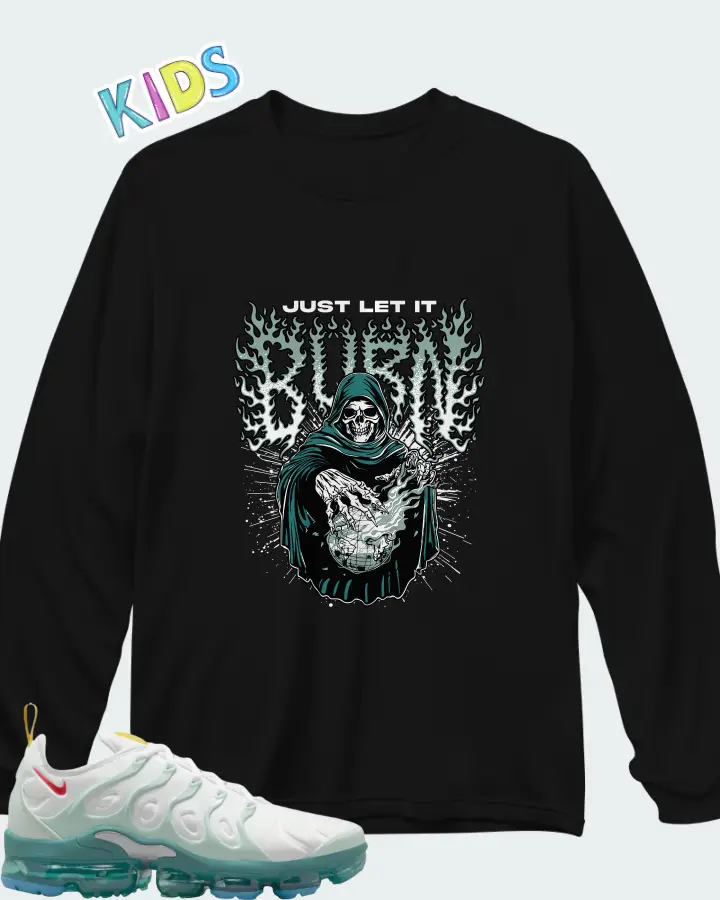 Nike Air VaporMax Plus Since 1972 Matching Kid's Long Sleeve T-Shirt