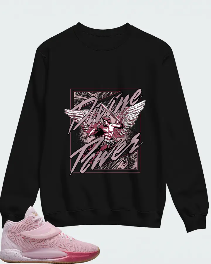 Sweatshirt in Black