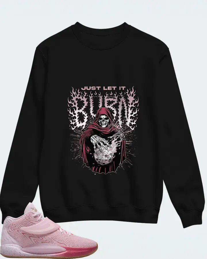 Sweatshirt in Black
