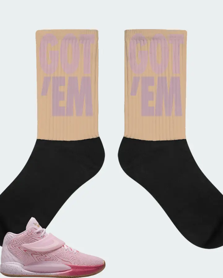 Nike KD 14 Sneaker Matching Cream Socks - Got Em