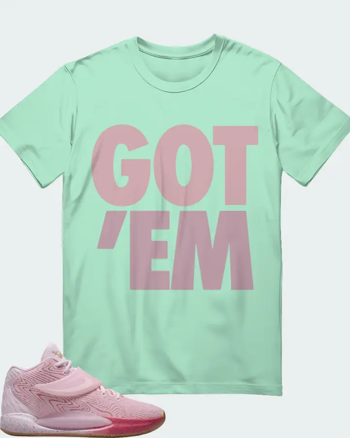 Nike KD 14 Sneaker Matching Mint T-Shirt - Got Em