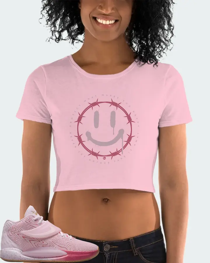 Nike KD 14 Sneaker Matching Pink Crop Top (PROTECT) - View 2