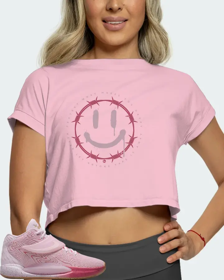 Nike KD 14 Sneaker Matching Pink Crop Top (PROTECT) - View 5