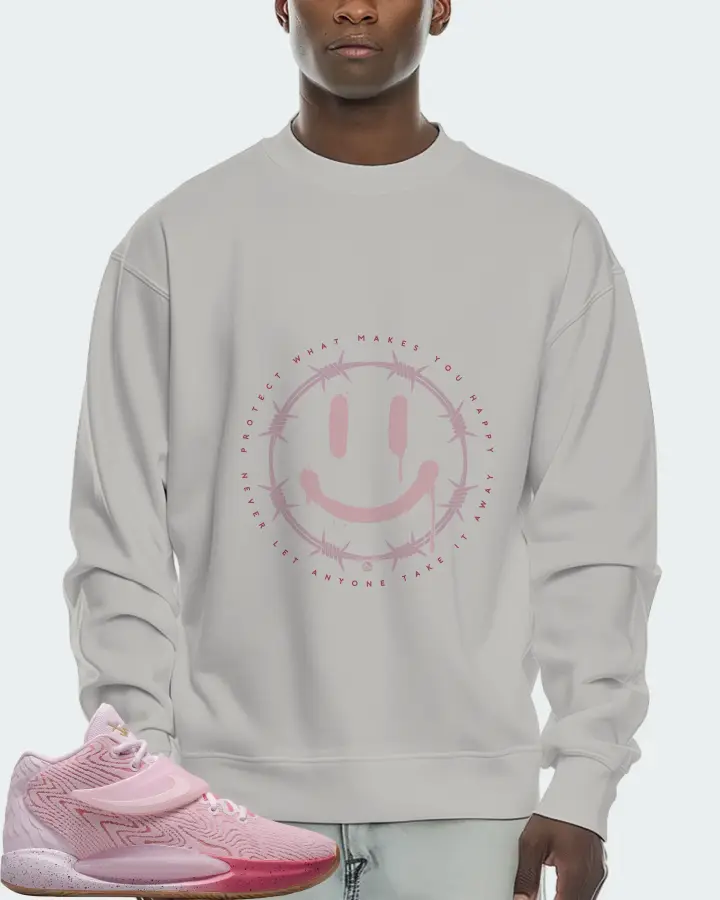 Nike KD 14 Sneaker Matching Grey Sweatshirt (PROTECT) - View 2