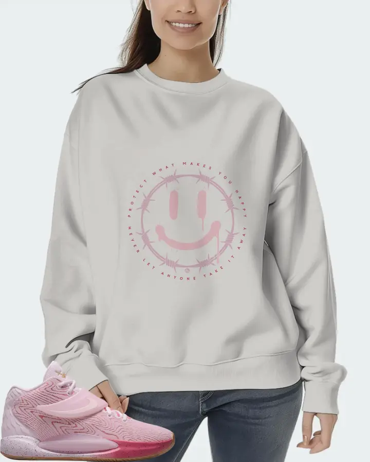 Nike KD 14 Sneaker Matching Grey Sweatshirt (PROTECT) - View 5