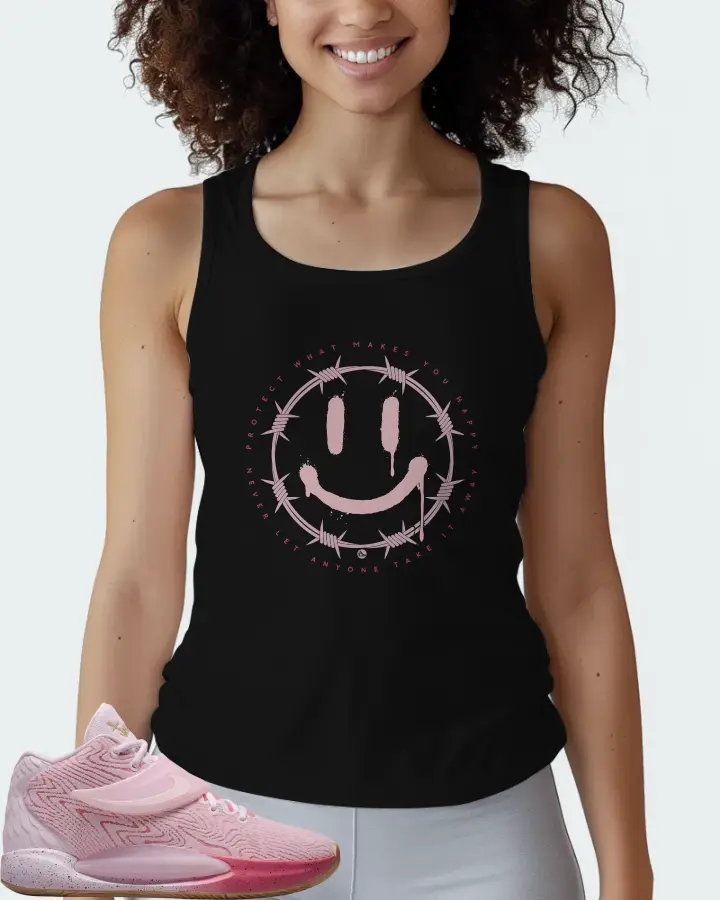 Nike KD 14 Sneaker Matching Black Tank Top (PROTECT) - View 3