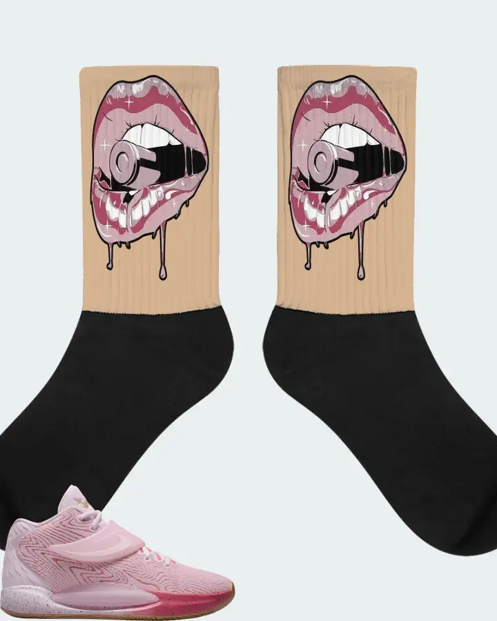 Nike KD 14 Sneaker Matching Cream Socks - Kiss of Death