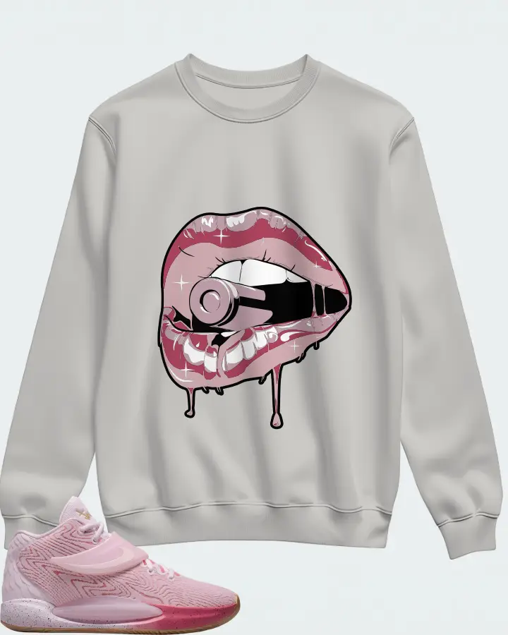 Nike KD 14 Sneaker Matching Grey Sweatshirt - Kiss of Death