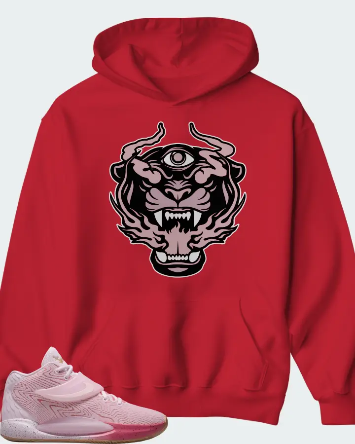 Hoodie in Red