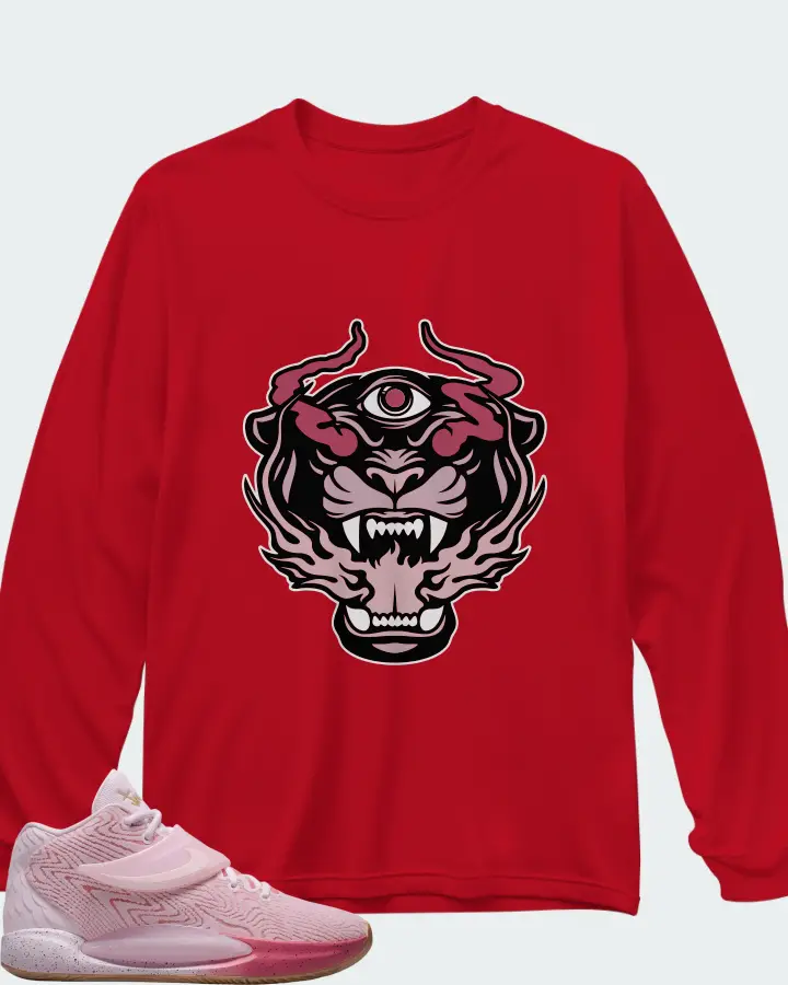 Long Sleeve T-Shirt in Red