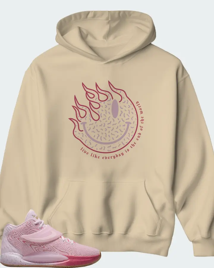 Hoodie in Cream