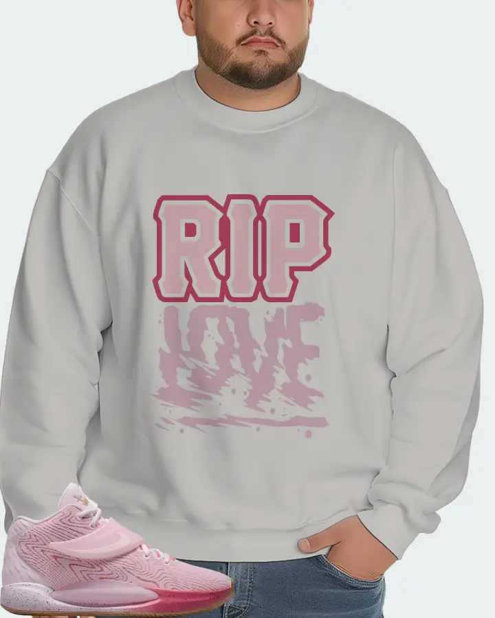 Nike KD 14 Sneaker Matching Grey Sweatshirt (RIP Love) - View 6