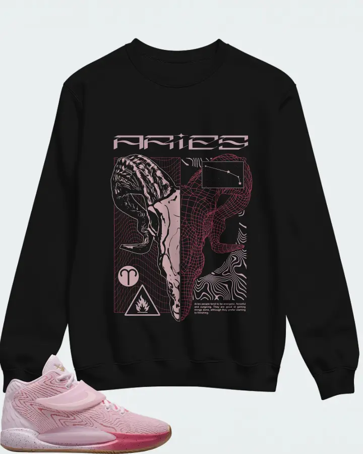 Sweatshirt in Black