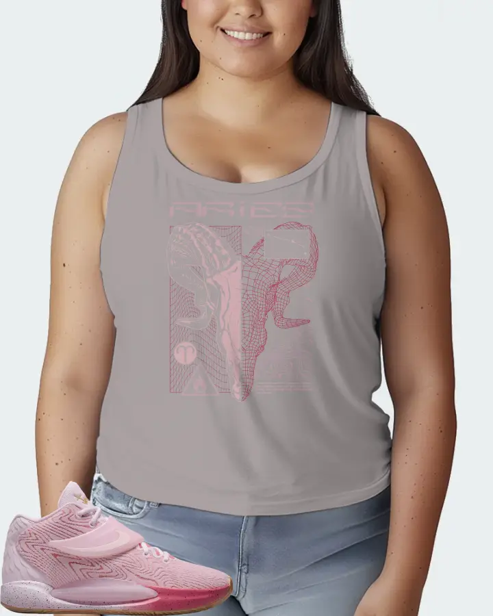 Nike KD 14 Sneaker Matching Grey Tank Top (ARIES) - View 7