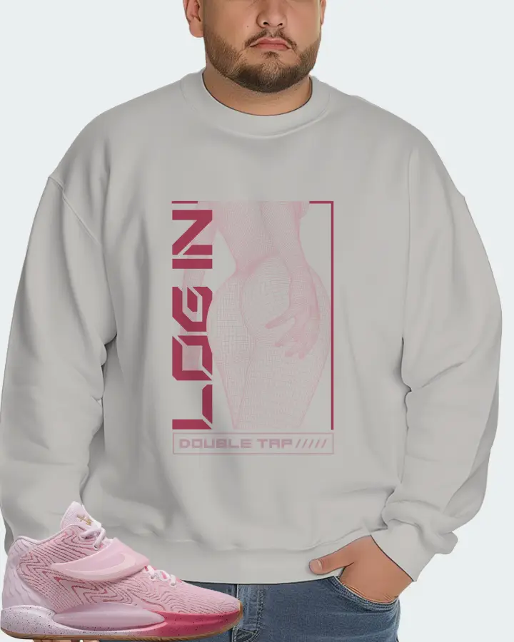 Nike KD 14 Sneaker Matching Grey Sweatshirt (LOGIN) - View 6