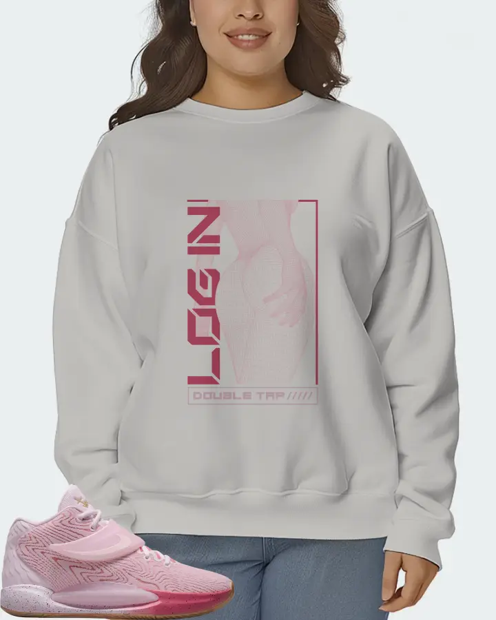 Nike KD 14 Sneaker Matching Grey Sweatshirt (LOGIN) - View 7