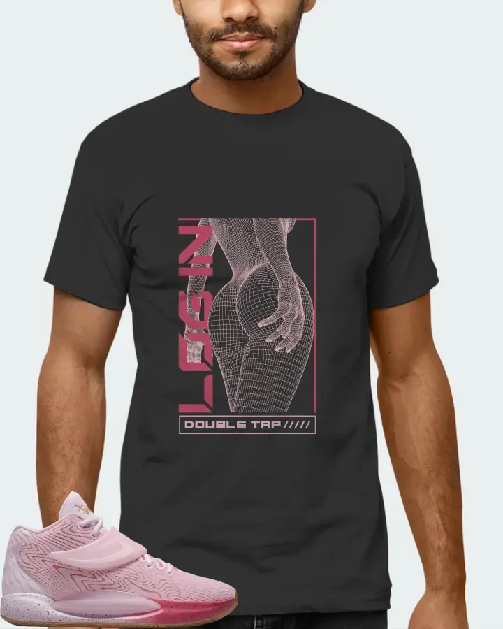 Nike KD 14 Sneaker Matching Graphite T-Shirt (LOGIN) - View 6