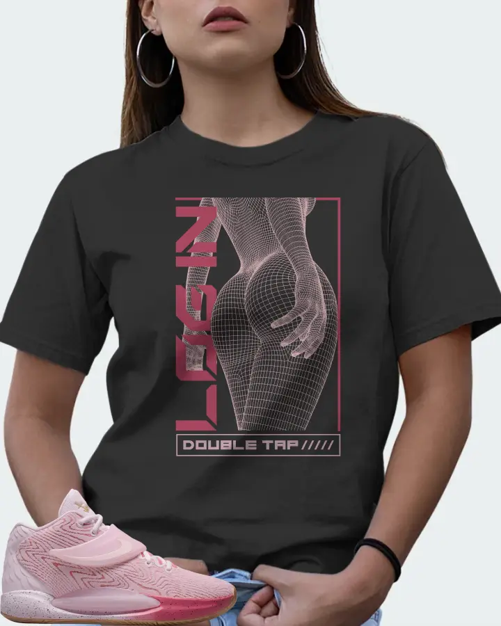 Nike KD 14 Sneaker Matching Graphite T-Shirt (LOGIN) - View 7