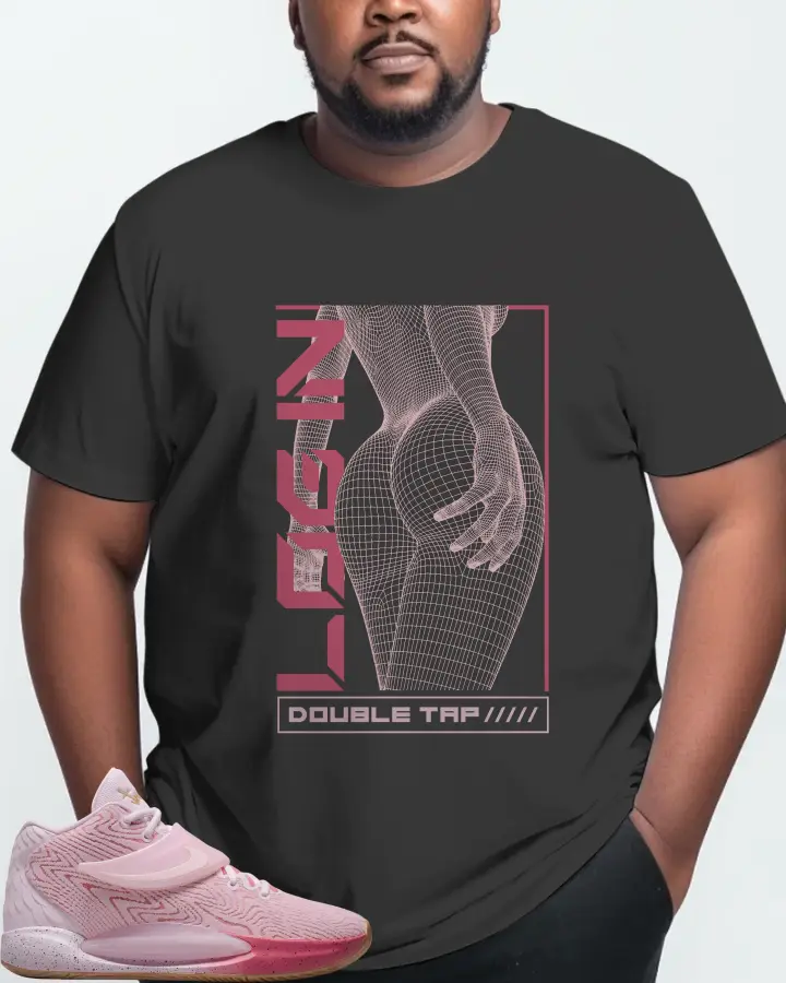 Nike KD 14 Sneaker Matching Graphite T-Shirt (LOGIN) - View 10
