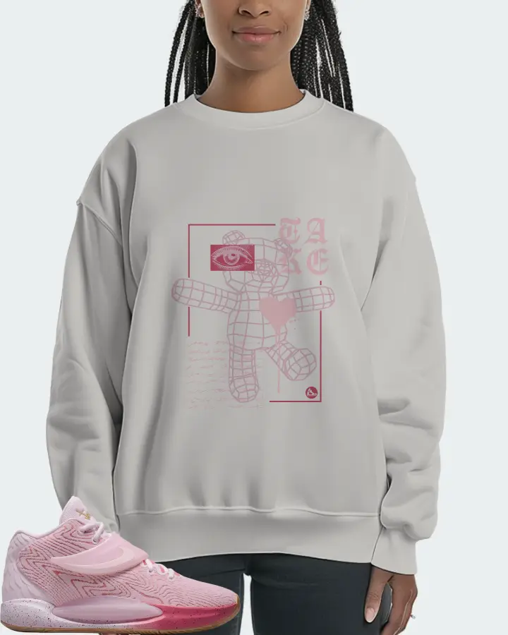 Nike KD 14 Sneaker Matching Grey Sweatshirt (TAKE) - View 3