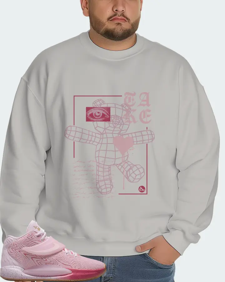 Nike KD 14 Sneaker Matching Grey Sweatshirt (TAKE) - View 6