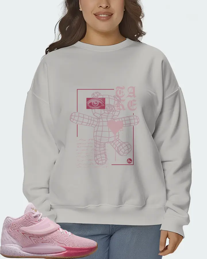 Nike KD 14 Sneaker Matching Grey Sweatshirt (TAKE) - View 7
