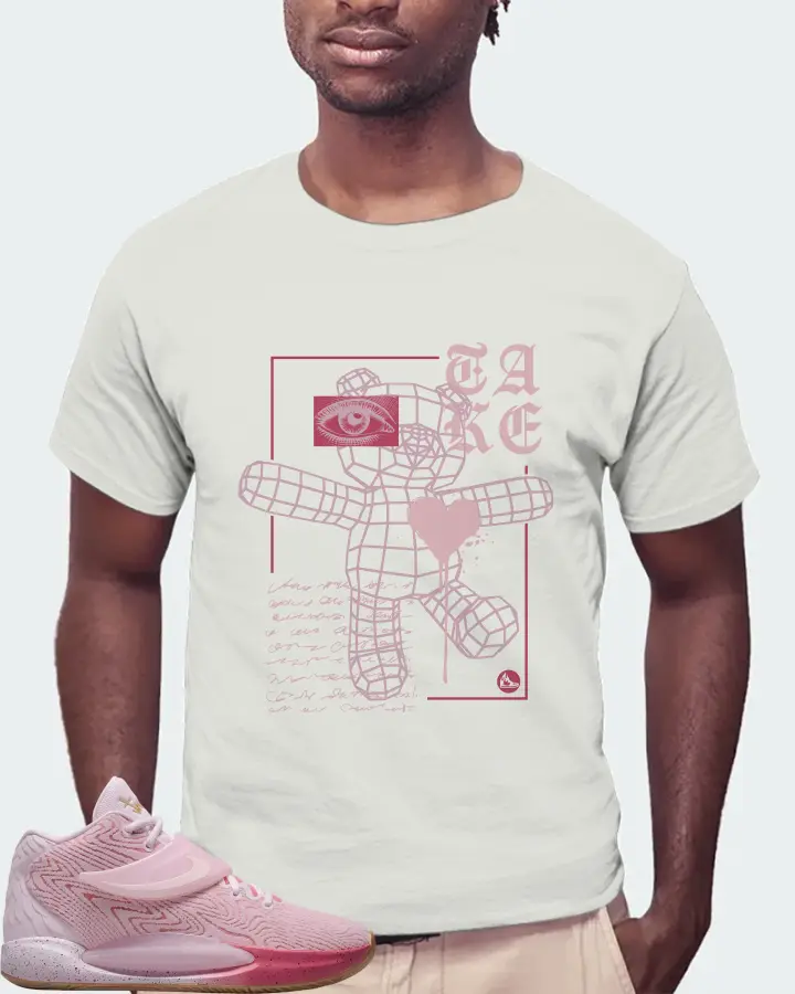 Nike KD 14 Sneaker Matching Silver T-Shirt (TAKE) - View 4