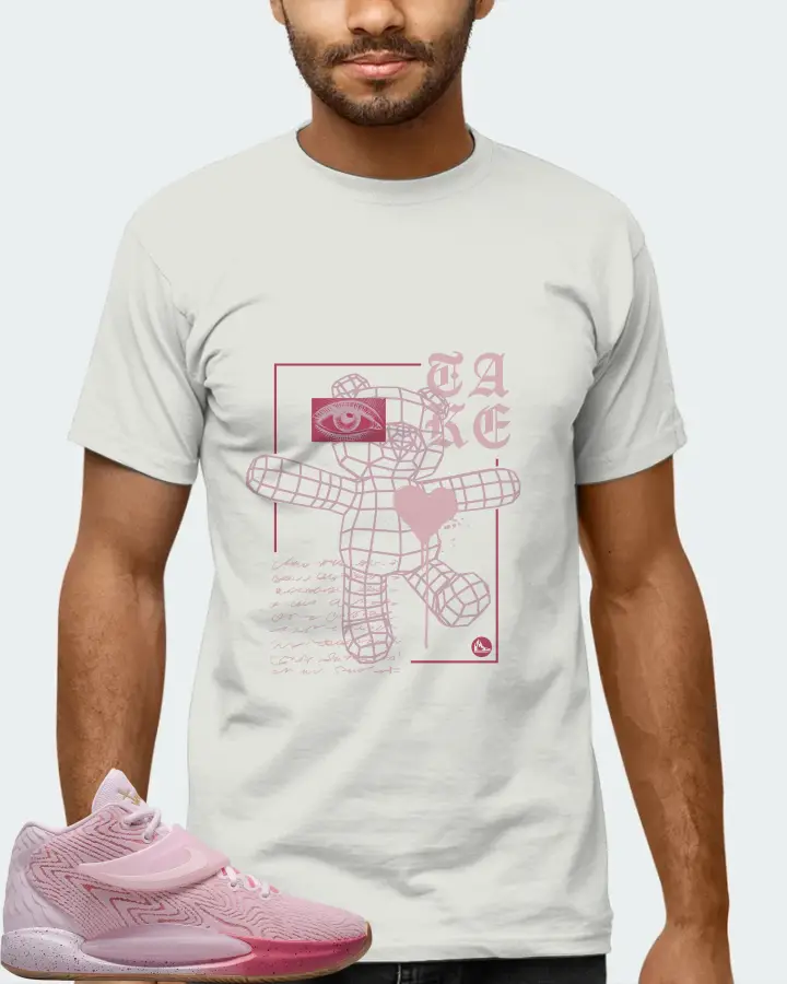Nike KD 14 Sneaker Matching Silver T-Shirt (TAKE) - View 6