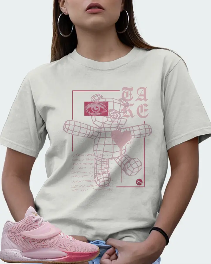 Nike KD 14 Sneaker Matching Silver T-Shirt (TAKE) - View 7