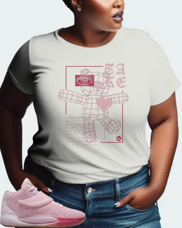 Nike KD 14 Sneaker Matching Silver T-Shirt (TAKE) - View 9