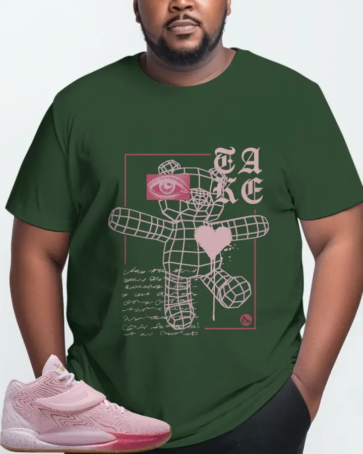Nike KD 14 Sneaker Matching Forest T-Shirt (TAKE) - View 10