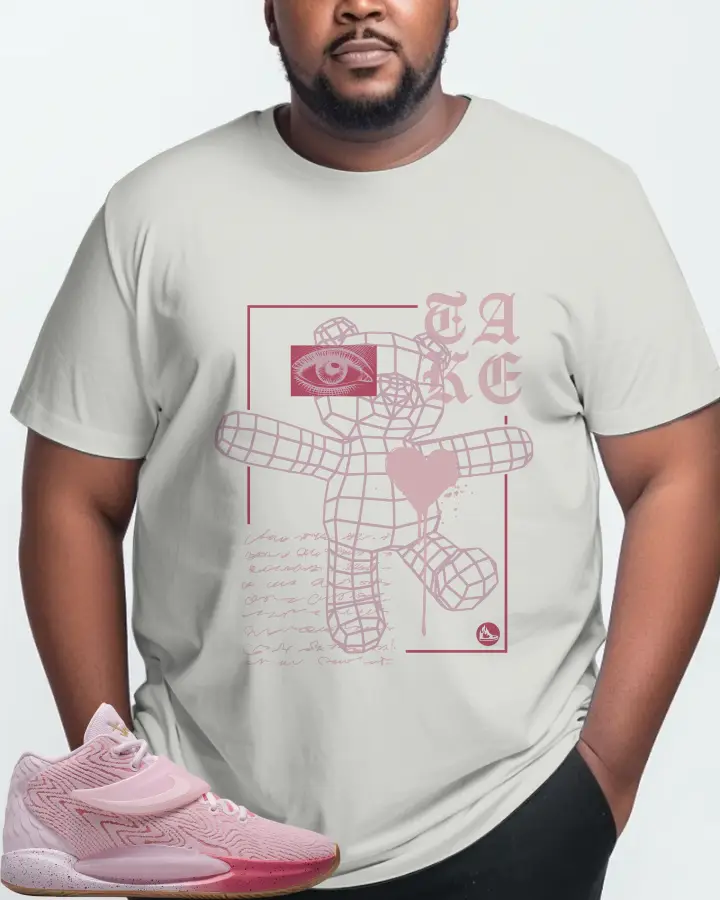 Nike KD 14 Sneaker Matching Silver T-Shirt (TAKE) - View 10